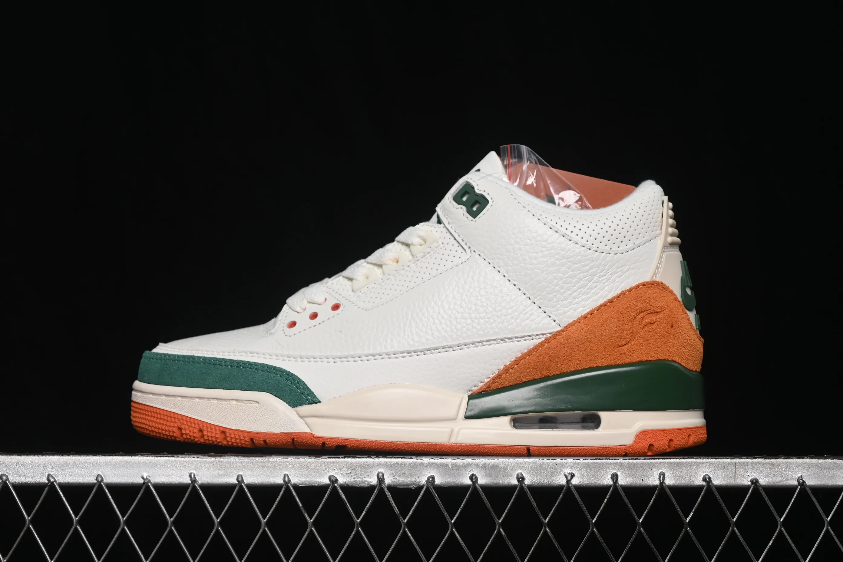 All categories Air Jordan Jordan series basketball shoes Air Jordan 3 Solefly x Air Jordan 3 Retro "Miami" AJ3 Joe 3 Miami joint white green orange IF4491-100
